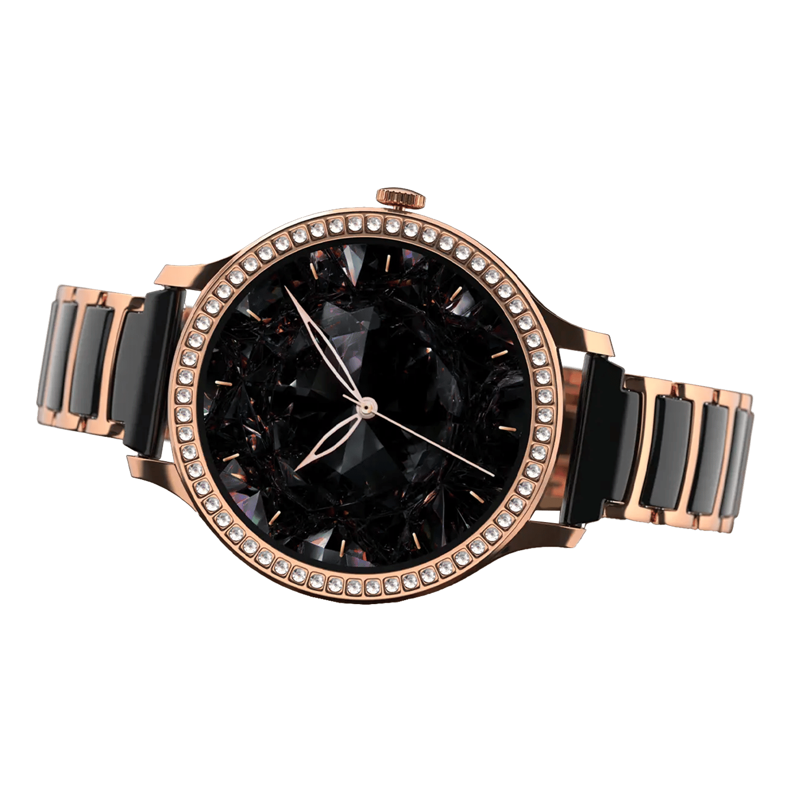 noise NoiseFit Diva Araya Smartwatch with Bluetooth Calling (32.51mm AMOLED Display, IP67 Dust & Water Resistance, Rose Gold Ceramic Strap)_4