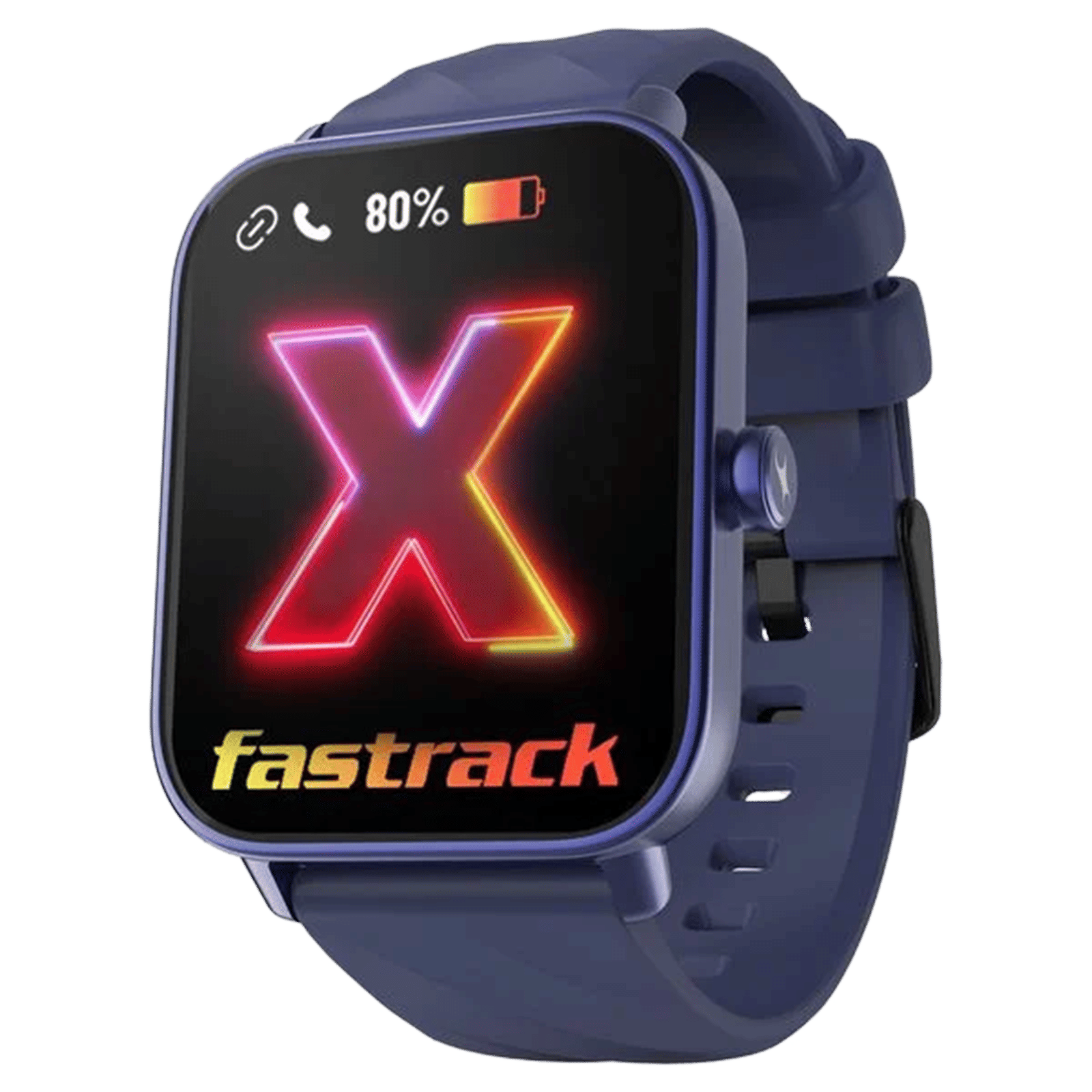 Fastrack Limitless Glide X Smartwatch with Bluetooth Calling (46.4mm UltraVU TFT HD Display, IP68 Water Resistant, Blue Strap)_1