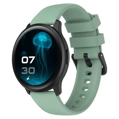 Fastrack Jupiter R3 Smartwatch with Bluetooth Calling (35mm TFT Display, IP68 Water Resistant, Green Strap)