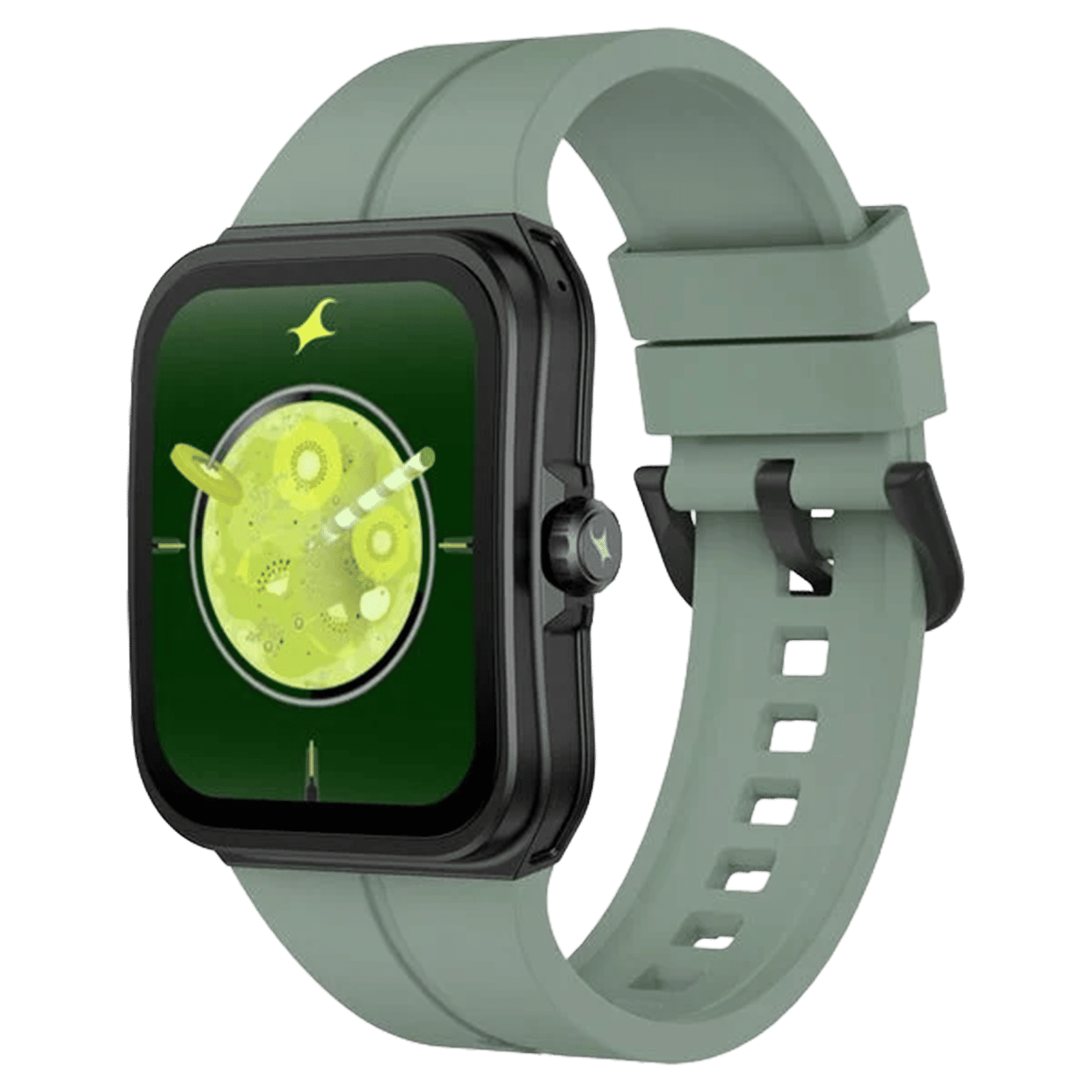 Fastrack VOX Neo Smartwatch with Bluetooth Calling (48mm Curved Ultra Vu TFT Display, IP68 Water Resistant, Green Strap) Fastrack VOX Neo Smartwatch with Bluetooth Calling (48mm Curved Ultra Vu TFT Display, IP68 Water Resistant, Green Strap)_1