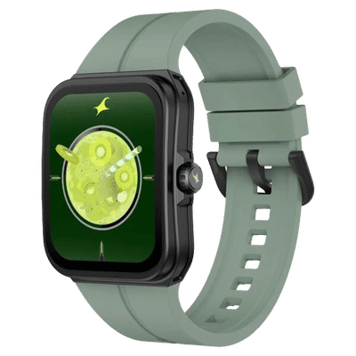 Fastrack VOX Neo Smartwatch with Bluetooth Calling (48mm Curved Ultra Vu TFT Display, IP68 Water Resistant, Green Strap)