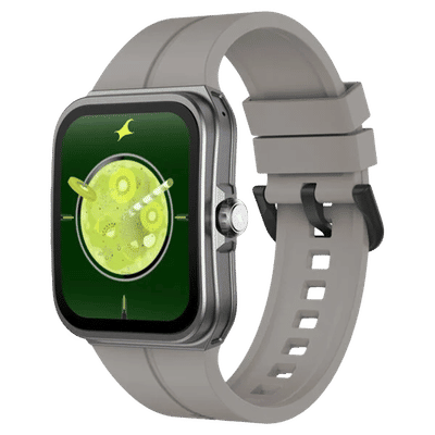 Fastrack VOX Neo Smartwatch with Bluetooth Calling (48mm Curved Ultra Vu TFT Display, IP68 Water Resistant, Grey Strap)