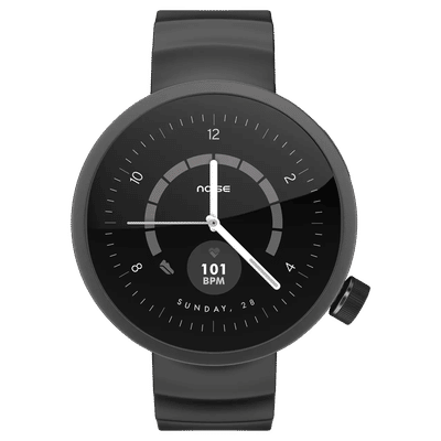 Noise ALT WATCH 1 Smartwatch Noise AI (33.5mm AMOLED Display, IP68 Dust & 1 ATM Water Resistance, Chosen Black Strap)