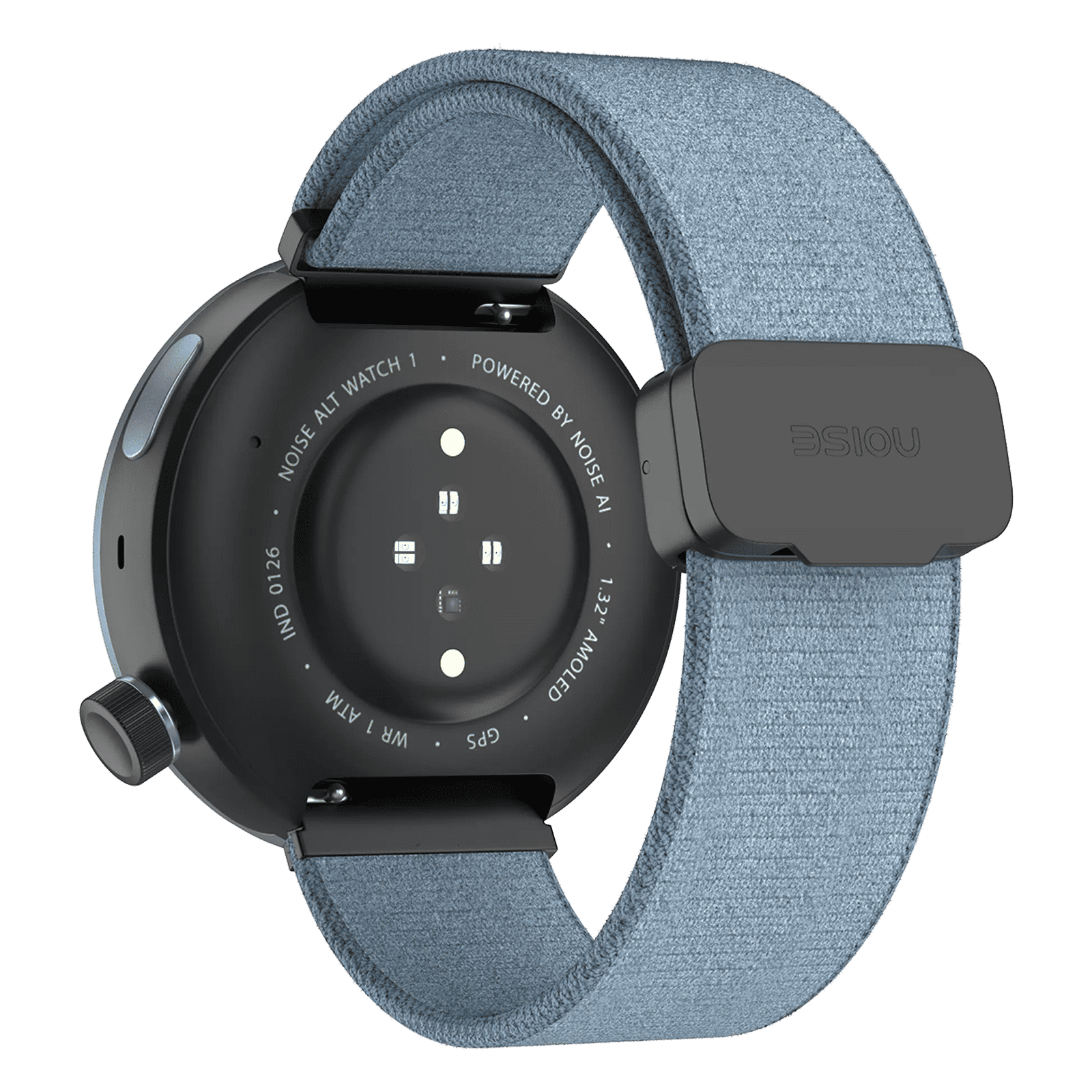 Noise ALT WATCH 1 Smartwatch Noise AI (33.5mm AMOLED Display, IP68 Dust & 1 ATM Water Resistance, Chosen Light Blue Strap)_3