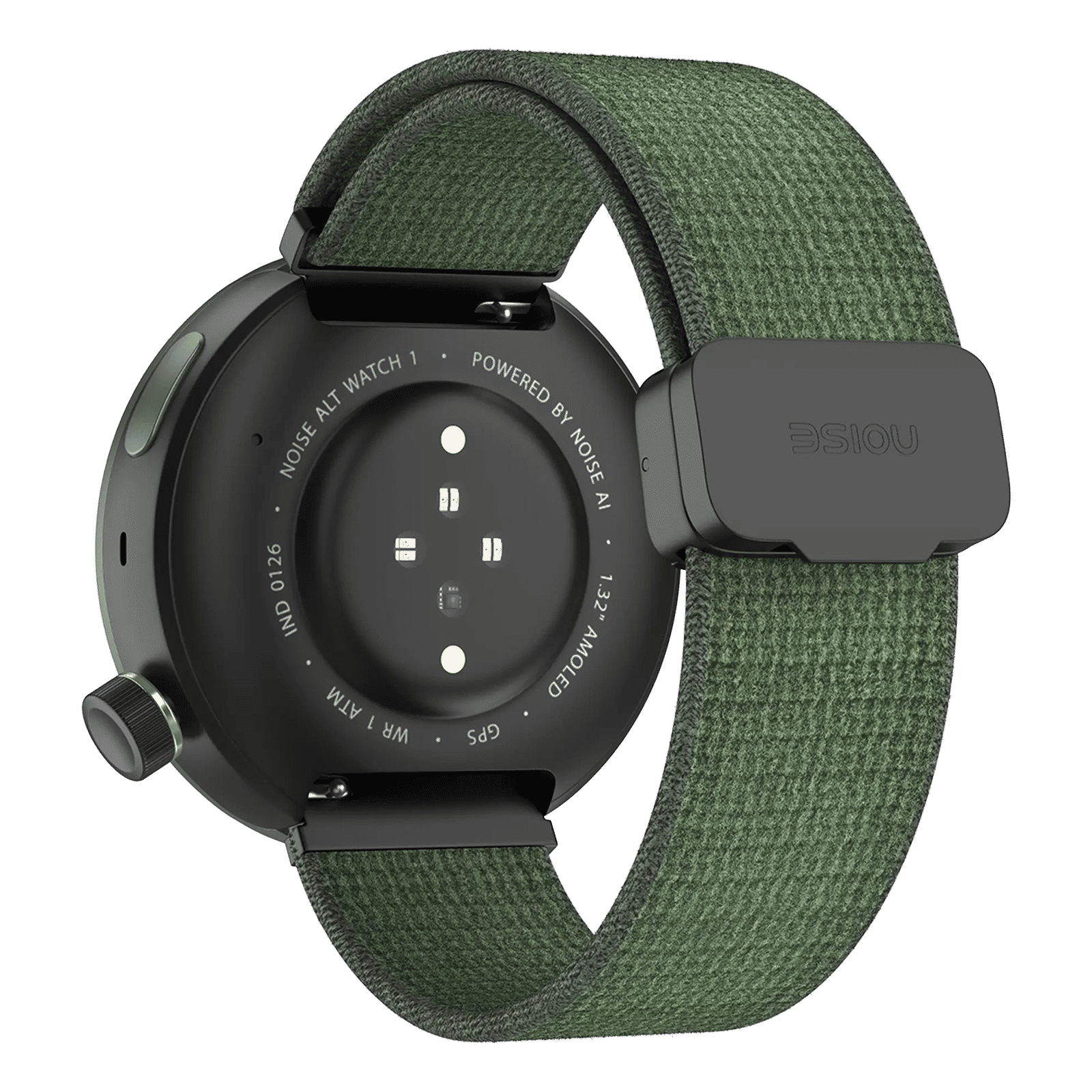 Noise ALT WATCH 1 Smartwatch Noise AI (33.5mm AMOLED Display, IP68 Dust & 1 ATM Water Resistance, Chosen Green Strap)_3