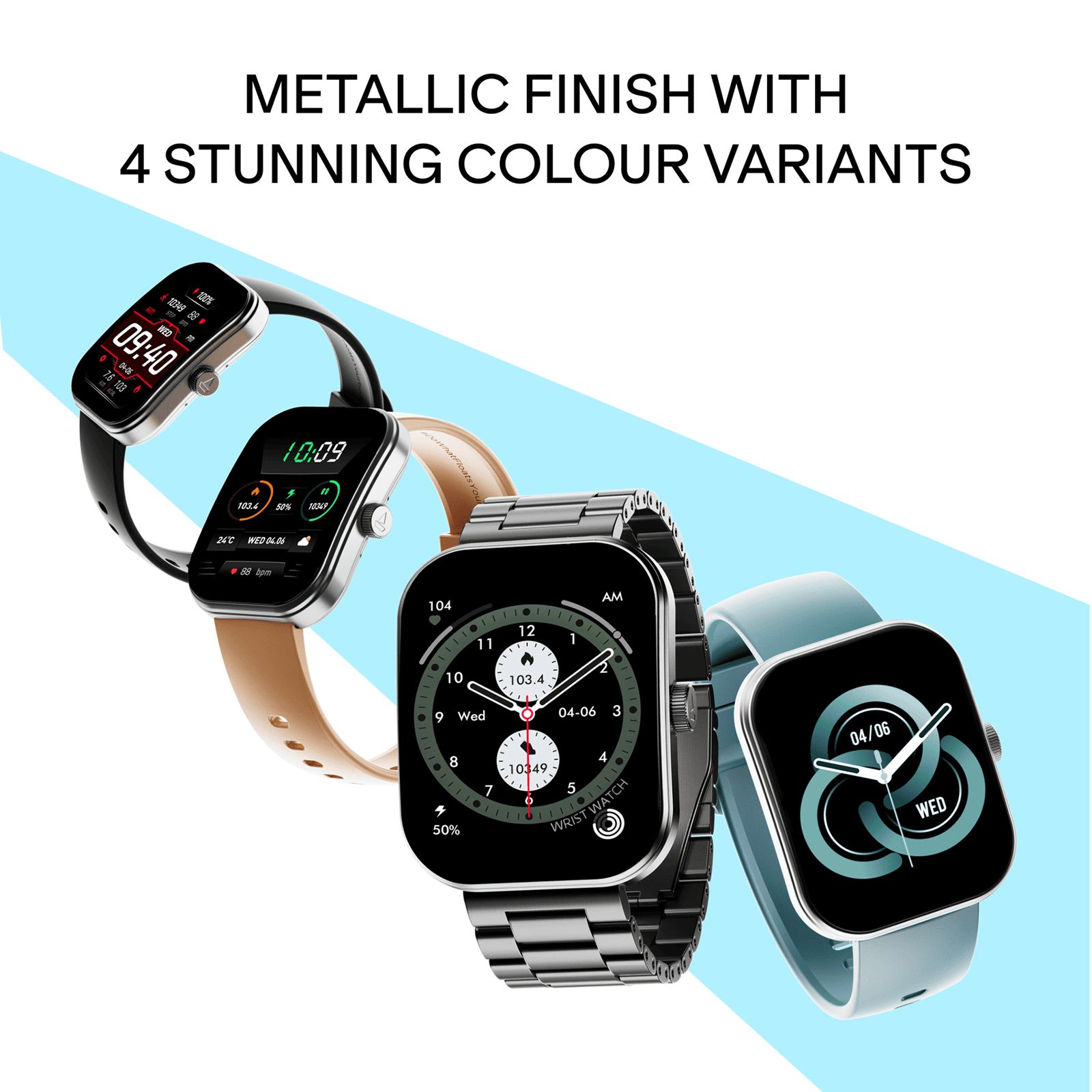 boAt Wave Sigma 3 Curv Smartwatch with Bluetooth Calling (51mm HD Display, IP68 Water Resistance, Cyan Blue Strap)_7