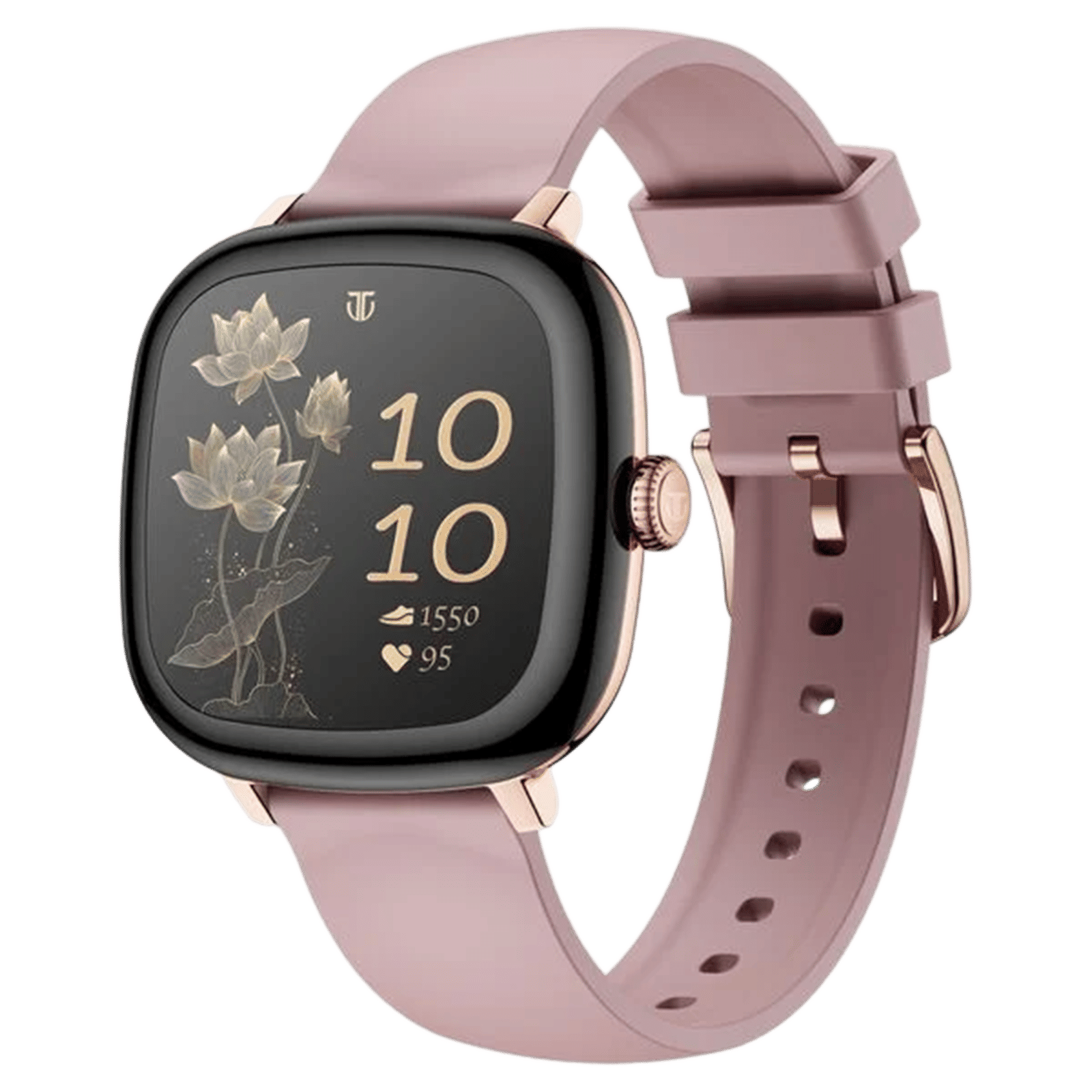 Titan AiRA Smartwatch with Bluetooth Calling (43.1mm, AMOLED Display, IP68 Water Resistant, Pink Strap)_1