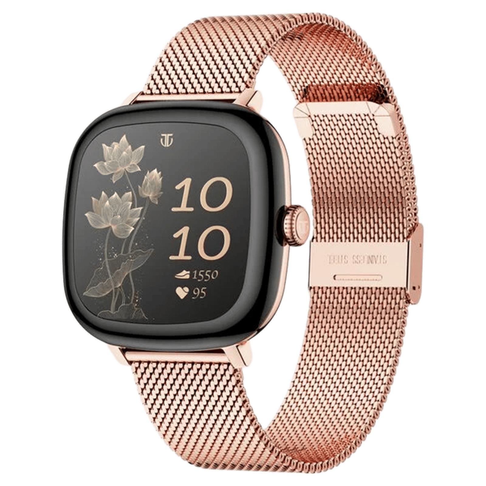 Titan AiRA Smartwatch with Bluetooth Calling (43.1mm, AMOLED Display, IP68 Water Resistant, Rose Gold Strap) Titan AiRA Smartwatch with Bluetooth Calling (43.1mm, AMOLED Display, IP68 Water Resistant, Rose Gold Strap)_1