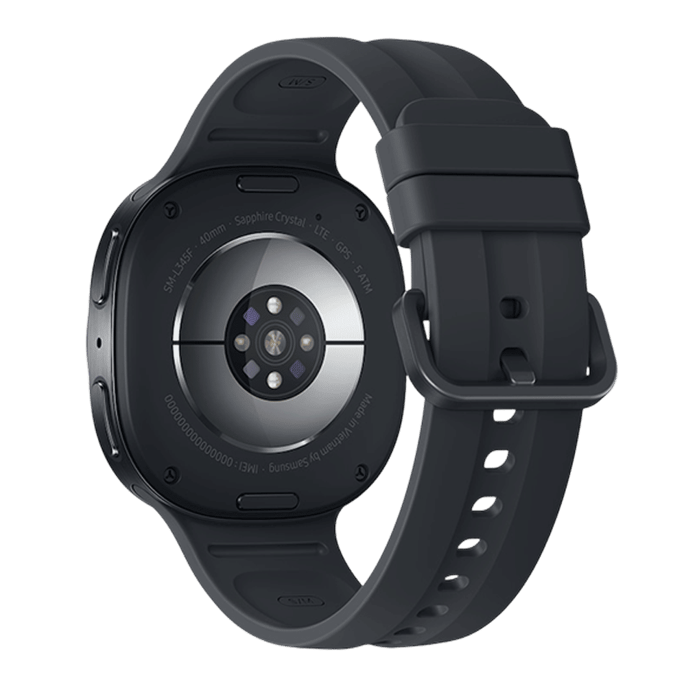 SAMSUNG Galaxy Watch9 Wi-Fi+4G SIM Wear OS Smartwatch (34mm Super AMOLED Display, Snapdragon Wear Elite Processor, Dual Frequency GPS, Black Sport Strap)_5