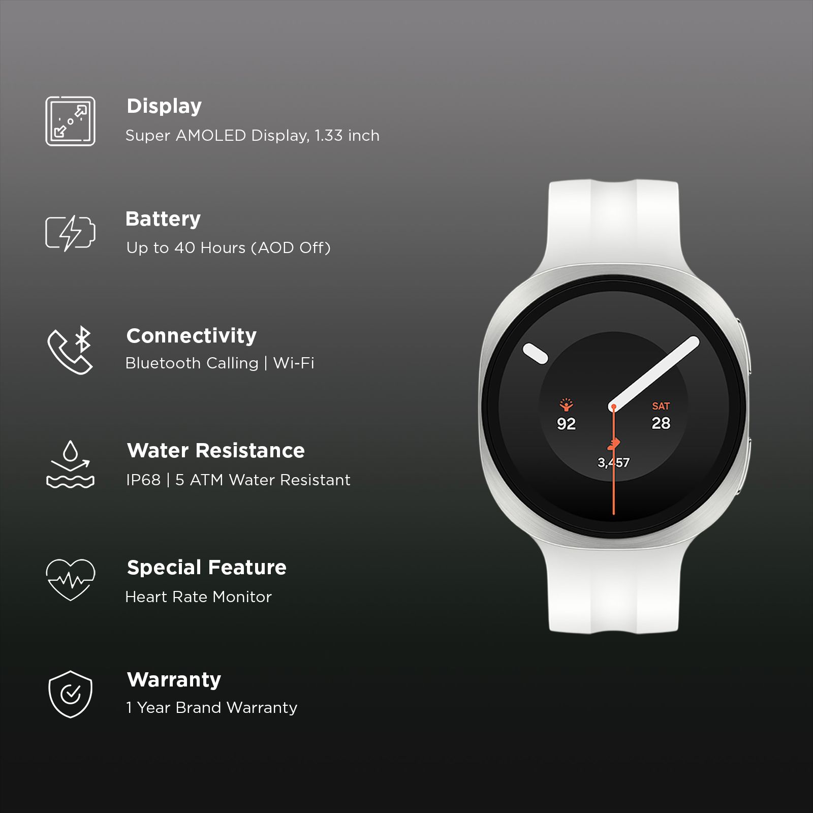 SAMSUNG Galaxy Watch9 Wi-Fi+Bluetooth Wear OS Smartwatch (34mm Super AMOLED Display, Snapdragon Wear Elite Processor, Dual Frequency GPS, Cream Sport Strap) SAMSUNG Galaxy Watch9 Wi-Fi+Bluetooth Wear OS Smartwatch (34mm Super AMOLED Display, Snapdragon Wear Elite Processor, Dual Frequency GPS, Cream Sport Strap)_2