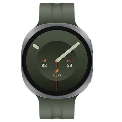 SAMSUNG Galaxy Watch9 Wi-Fi+4G SIM Wear OS Smartwatch (37.3mm Super AMOLED Display, Snapdragon Wear Elite Processor, Dual Frequency GPS, Olive Sport Strap)
