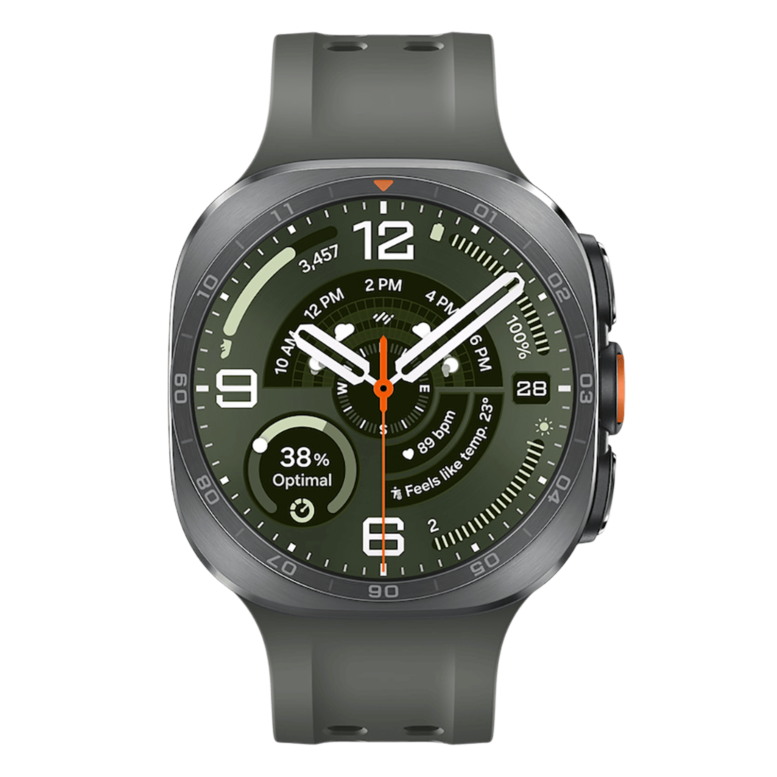 SAMSUNG Galaxy Watch Ultra2 Wi-Fi+4G SIM Wear OS Smartwatch (38.5mm Super AMOLED Display, Snapdragon Wear Elite Processor, Dual Frequency GPS, Olive Marine Strap) SAMSUNG Galaxy Watch Ultra2 Wi-Fi+4G SIM Wear OS Smartwatch (38.5mm Super AMOLED Display, Snapdragon Wear Elite Processor, Dual Frequency GPS, Olive Marine Strap)_1