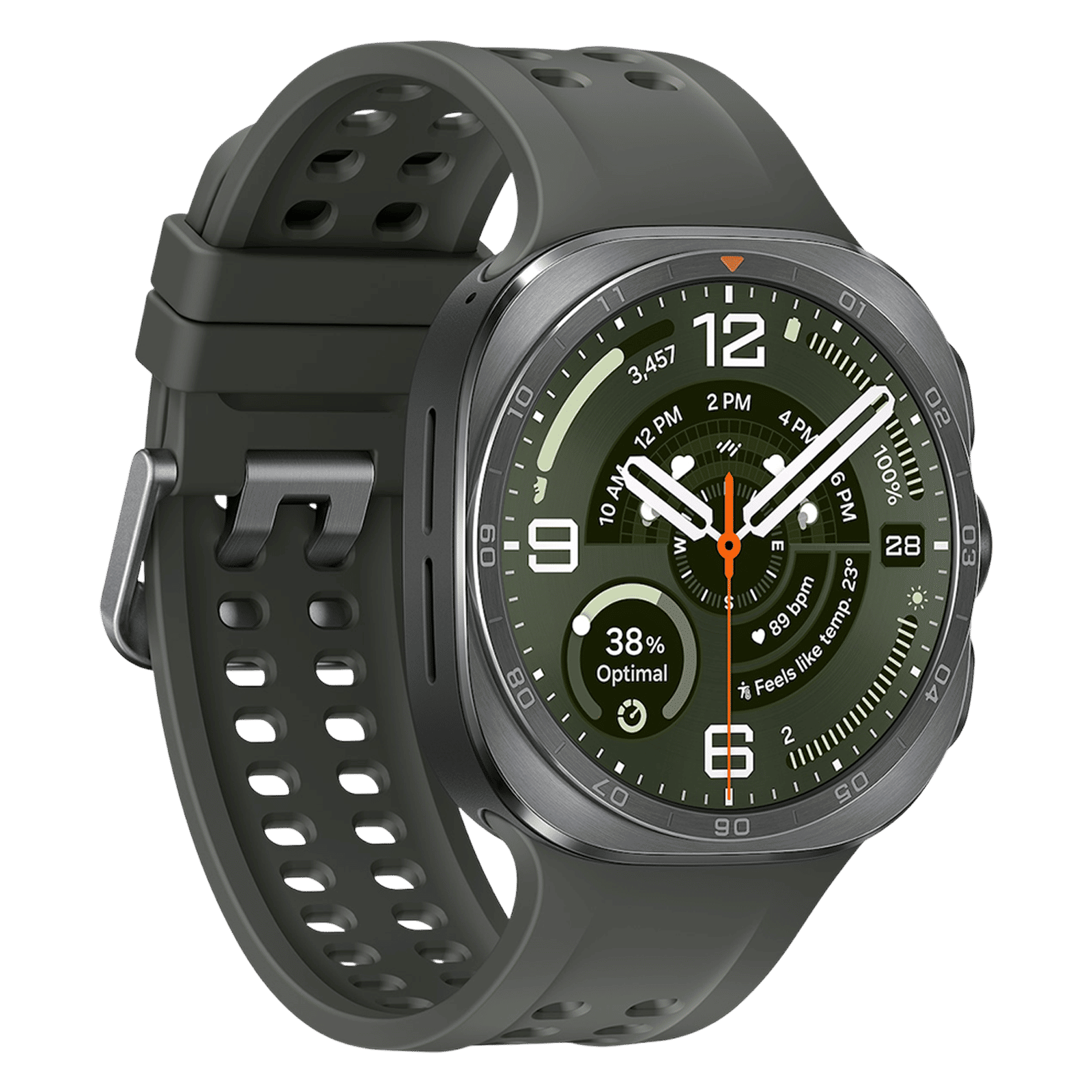 SAMSUNG Galaxy Watch Ultra2 Wi-Fi+4G SIM Wear OS Smartwatch (38.5mm Super AMOLED Display, Snapdragon Wear Elite Processor, Dual Frequency GPS, Olive Marine Strap) SAMSUNG Galaxy Watch Ultra2 Wi-Fi+4G SIM Wear OS Smartwatch (38.5mm Super AMOLED Display, Snapdragon Wear Elite Processor, Dual Frequency GPS, Olive Marine Strap)_4