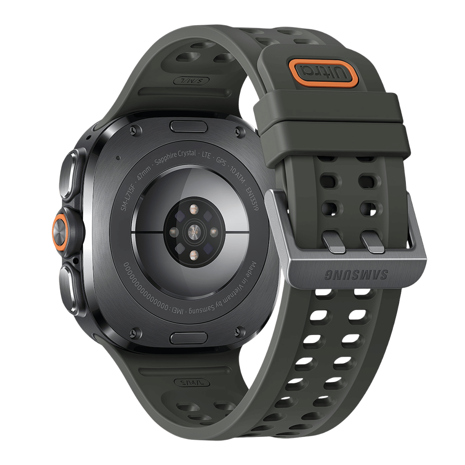 SAMSUNG Galaxy Watch Ultra2 Wi-Fi+4G SIM Wear OS Smartwatch (38.5mm Super AMOLED Display, Snapdragon Wear Elite Processor, Dual Frequency GPS, Olive Marine Strap) SAMSUNG Galaxy Watch Ultra2 Wi-Fi+4G SIM Wear OS Smartwatch (38.5mm Super AMOLED Display, Snapdragon Wear Elite Processor, Dual Frequency GPS, Olive Marine Strap)_5