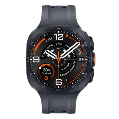 SAMSUNG Galaxy Watch Ultra2 Wi-Fi+4G SIM Wear OS Smartwatch (38.5mm Super AMOLED Display, Snapdragon Wear Elite Processor, Dual Frequency GPS, Black Marine Strap)