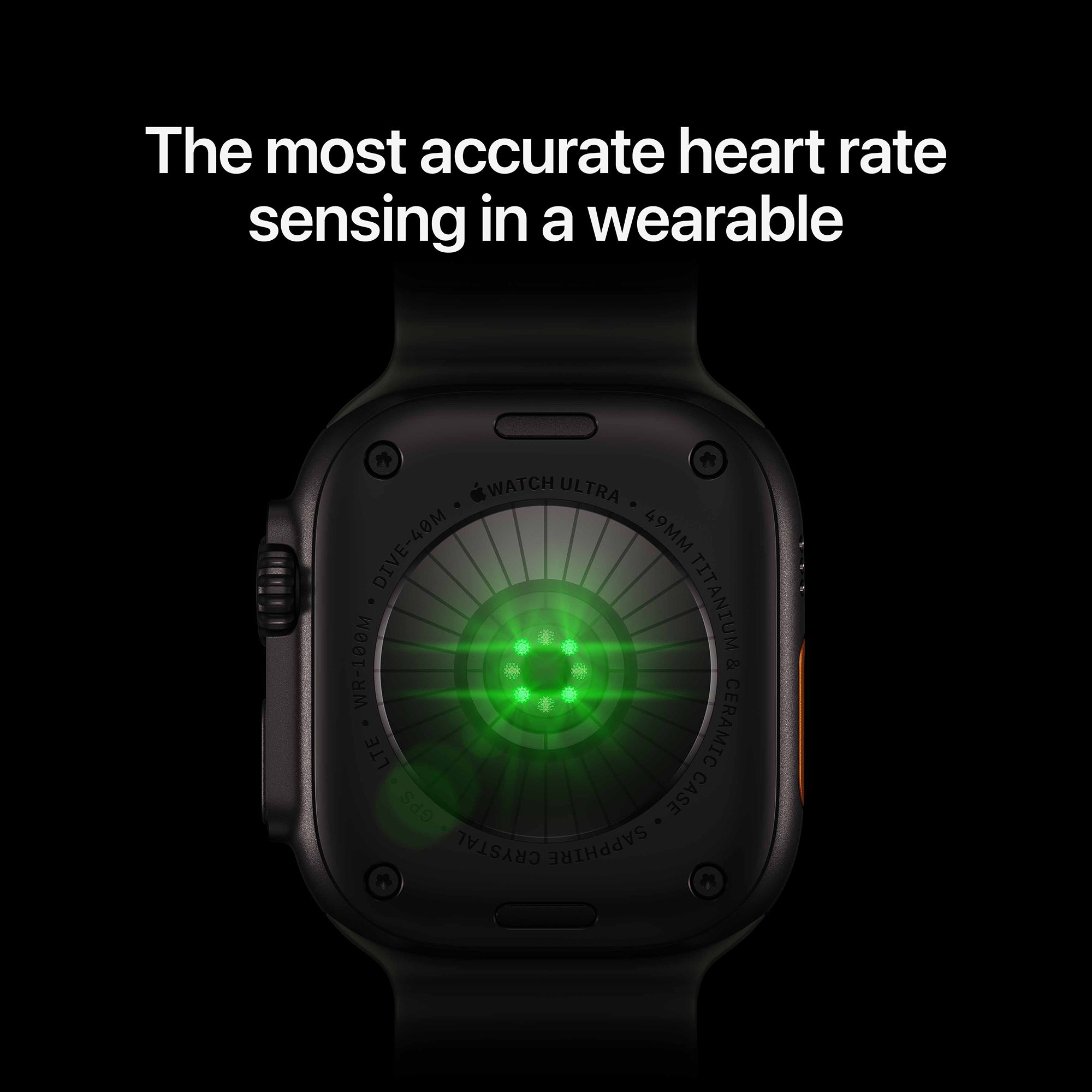 Apple Watch Ultra 4 GPS+Cellular with Translucent Grey Ocean Band (49mm Retina LTPO3 OLED Display, Natural Titanium Case)_3