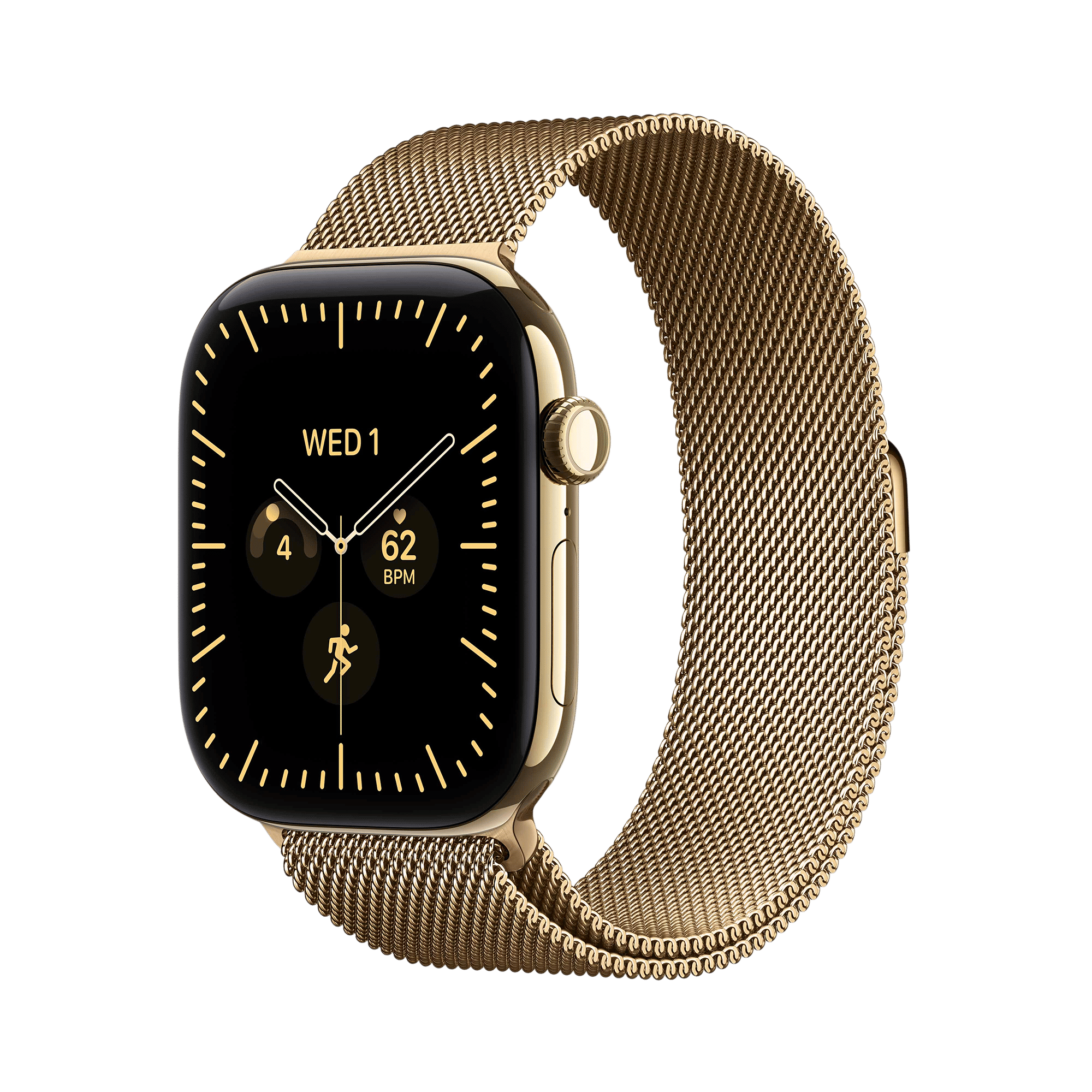 Apple Watch Series 12 GPS+Cellular with Radiant Gold Milanese Loop - M/L (46mm Retina LTPO3 OLED Display, Radiant Gold Titanium Case) Apple Watch Series 12 GPS+Cellular with Radiant Gold Milanese Loop - M/L (46mm Retina LTPO3 OLED Display, Radiant Gold Titanium Case)_1