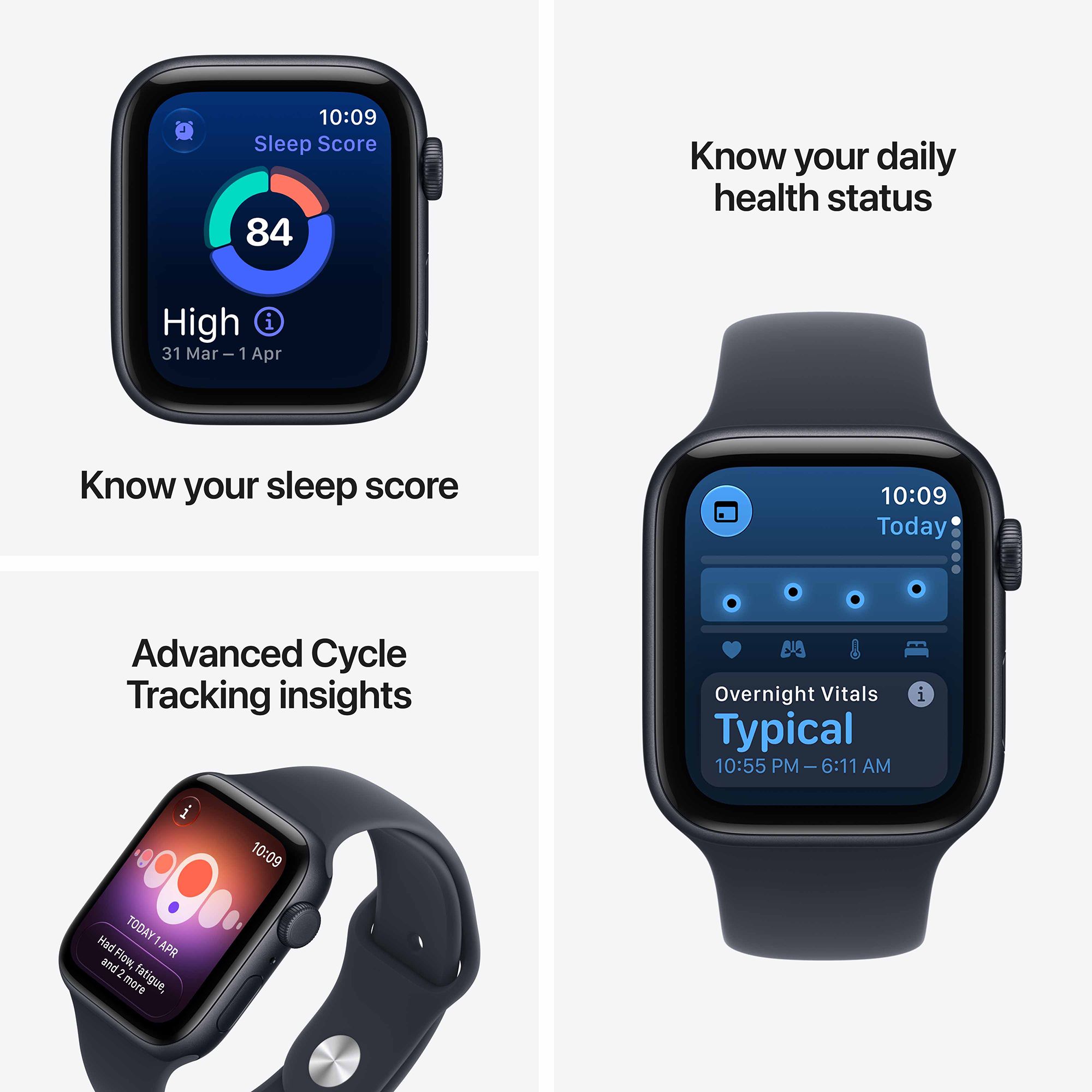 Apple Watch SE 3 GPS with Sand Sport Band - M/L (40mm Retina LTPO OLED Display, Starlight Aluminium Case) Apple Watch SE 3 GPS with Sand Sport Band - M/L (40mm Retina LTPO OLED Display, Starlight Aluminium Case)_3
