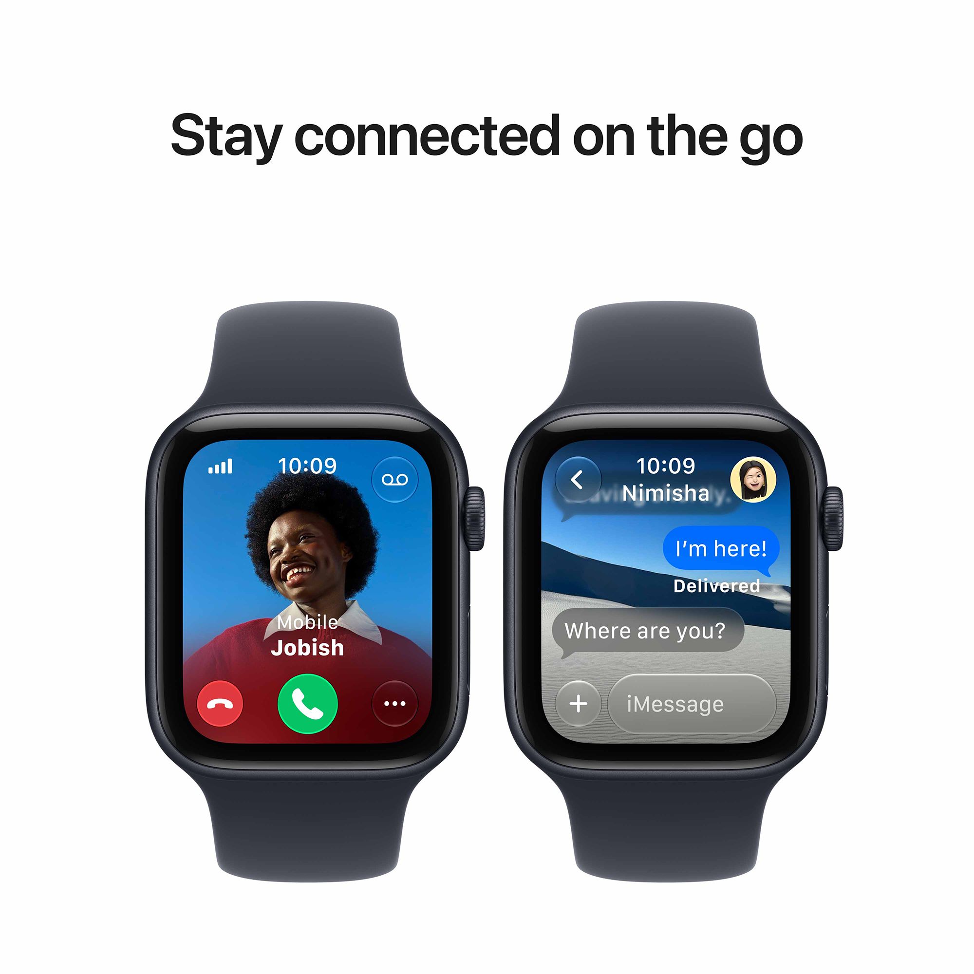 Apple Watch SE 3 GPS with Sand Sport Band - M/L (44mm Retina LTPO OLED Display, Starlight Aluminium Case)_6