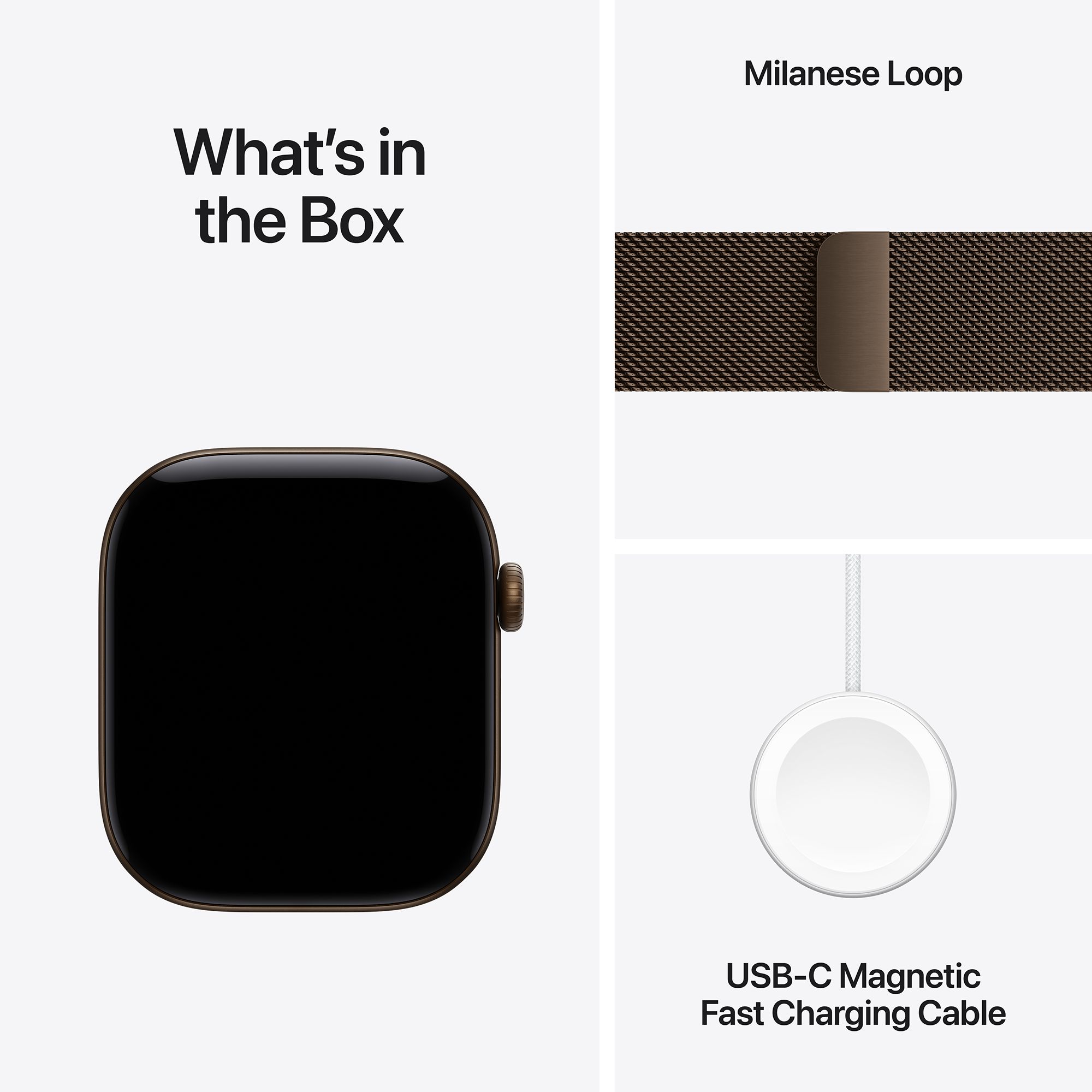 Apple Watch Series 12 GPS+Cellular with Dark Bronze Milanese Loop - M/L (46mm Retina LTPO3 OLED Display, Dark Bronze Aluminium Case) Apple Watch Series 12 GPS+Cellular with Dark Bronze Milanese Loop - M/L (46mm Retina LTPO3 OLED Display, Dark Bronze Aluminium Case)_8