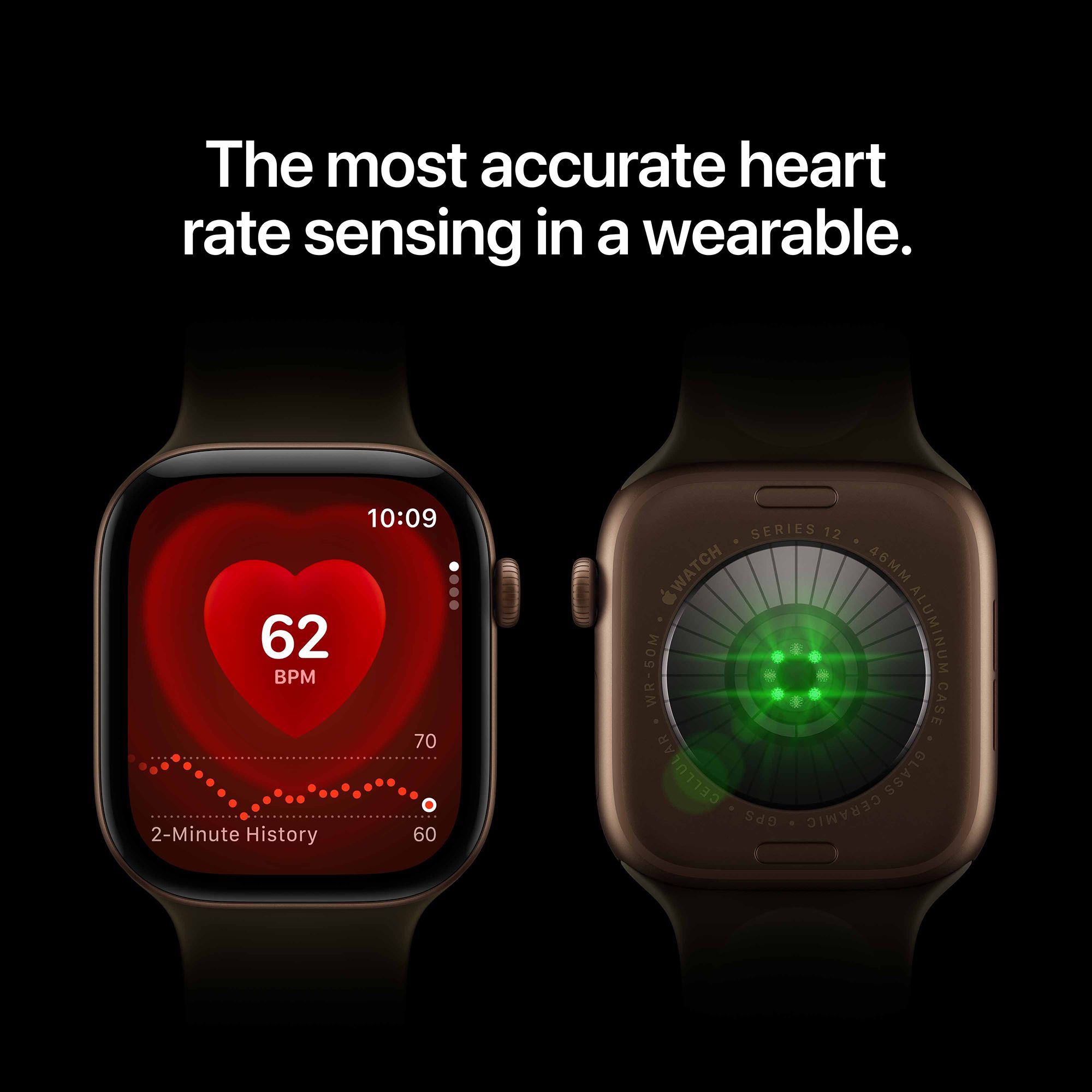 Apple Watch Series 12 GPS+Cellular with Black Sport Band - M/L (46mm Retina LTPO3 OLED Display, Black Aluminium Case)_3