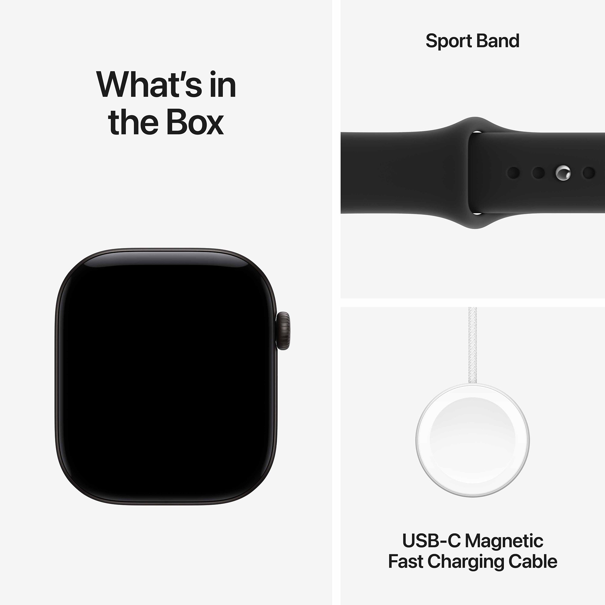 Apple Watch Series 12 GPS+Cellular with Black Sport Band - M/L (46mm Retina LTPO3 OLED Display, Black Aluminium Case)_8