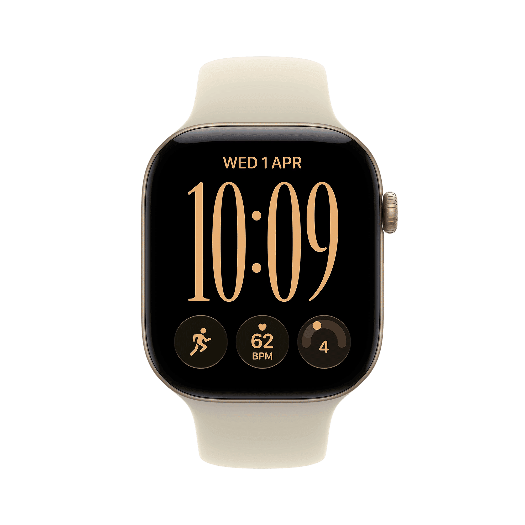 Apple Watch Series 12 GPS with Sand Sport Band - S/M (46mm Retina LTPO3 OLED Display, Light Gold Aluminium Case) Apple Watch Series 12 GPS with Sand Sport Band - S/M (46mm Retina LTPO3 OLED Display, Light Gold Aluminium Case)_2