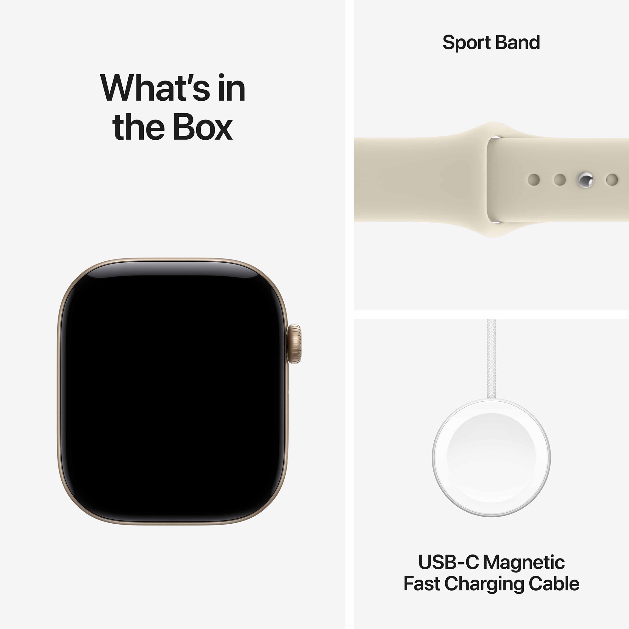 Apple Watch Series 12 GPS with Sand Sport Band - S/M (46mm Retina LTPO3 OLED Display, Light Gold Aluminium Case) Apple Watch Series 12 GPS with Sand Sport Band - S/M (46mm Retina LTPO3 OLED Display, Light Gold Aluminium Case)_8
