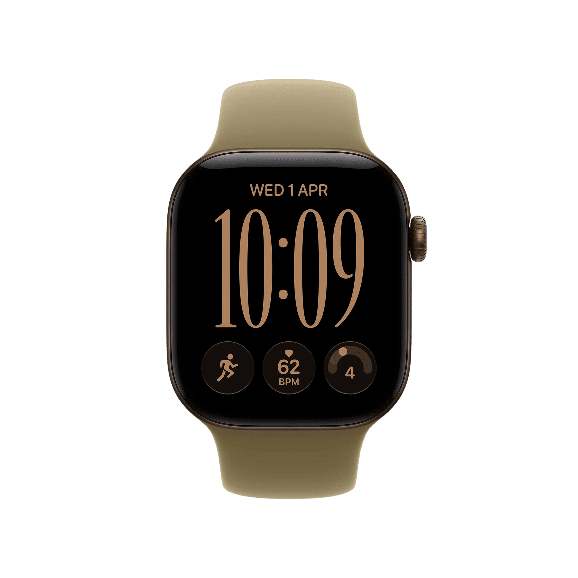 Apple Watch Series 12 GPS+Cellular with Olive Sport Band - S/M (42mm Retina LTPO3 OLED Display, Dark Bronze Aluminium Case) Apple Watch Series 12 GPS+Cellular with Olive Sport Band - S/M (42mm Retina LTPO3 OLED Display, Dark Bronze Aluminium Case)_2