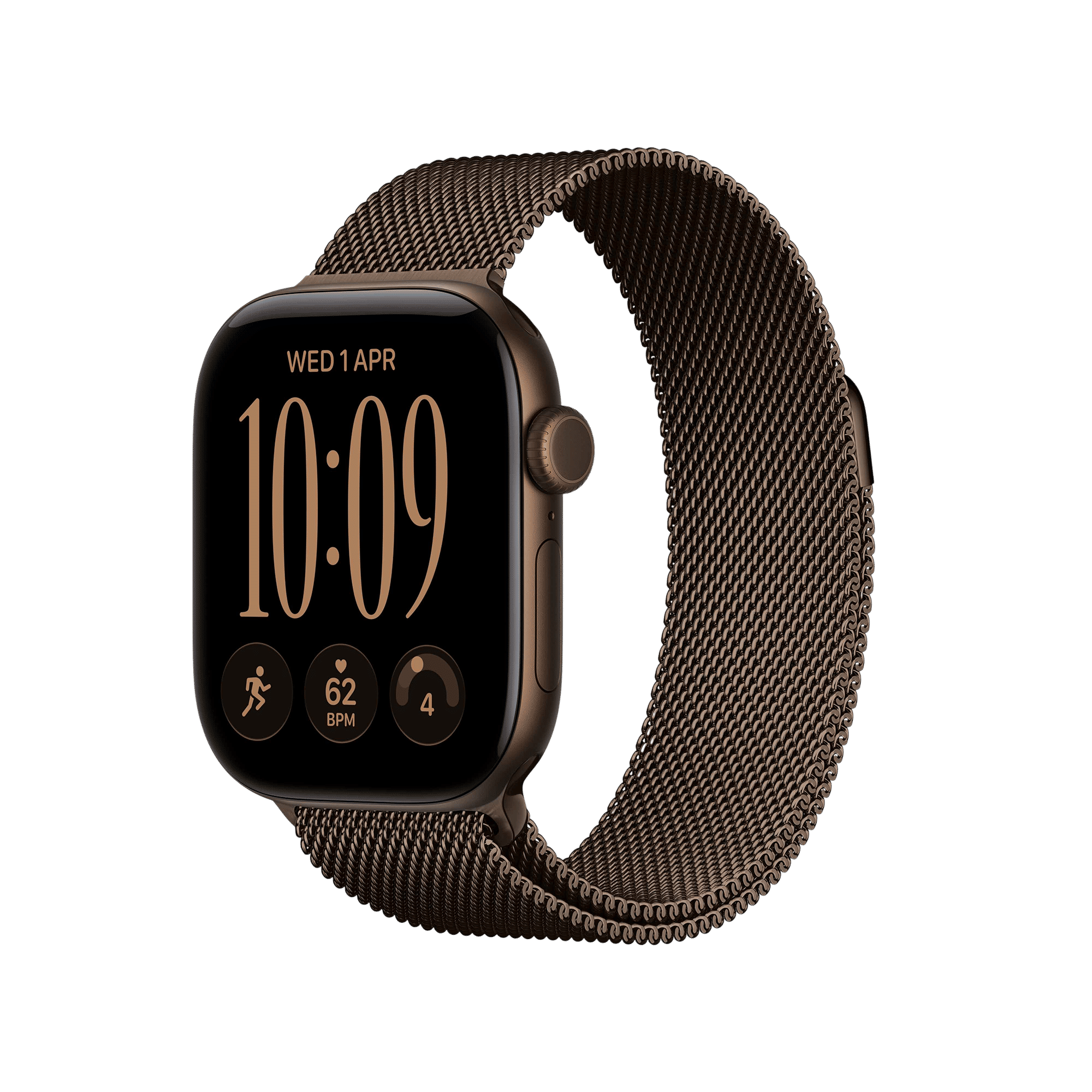 Apple Watch Series 12 GPS with Dark Bronze Milanese Loop (42mm Retina LTPO3 OLED Display, Dark Bronze Aluminium Case) Apple Watch Series 12 GPS with Dark Bronze Milanese Loop (42mm Retina LTPO3 OLED Display, Dark Bronze Aluminium Case)_1