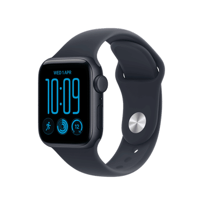 Apple Watch SE 3 GPS with Navy Blue Sport Band - M/L (40mm Retina LTPO OLED Display, Midnight Aluminium Case)