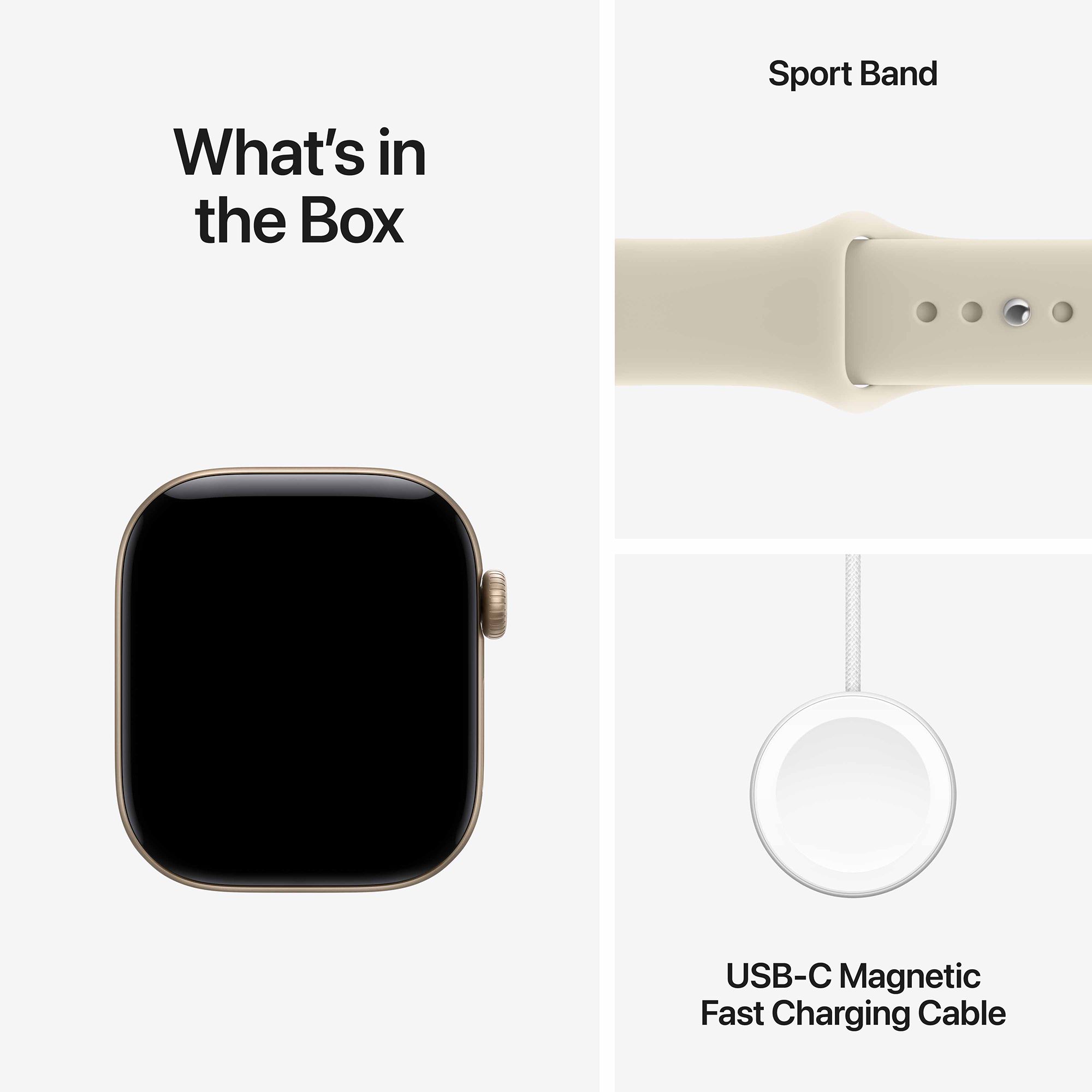 Apple Watch Series 12 GPS with Sand Sport Band - M/L (42mm Retina LTPO3 OLED Display, Light Gold Aluminium Case) Apple Watch Series 12 GPS with Sand Sport Band - M/L (42mm Retina LTPO3 OLED Display, Light Gold Aluminium Case)_8