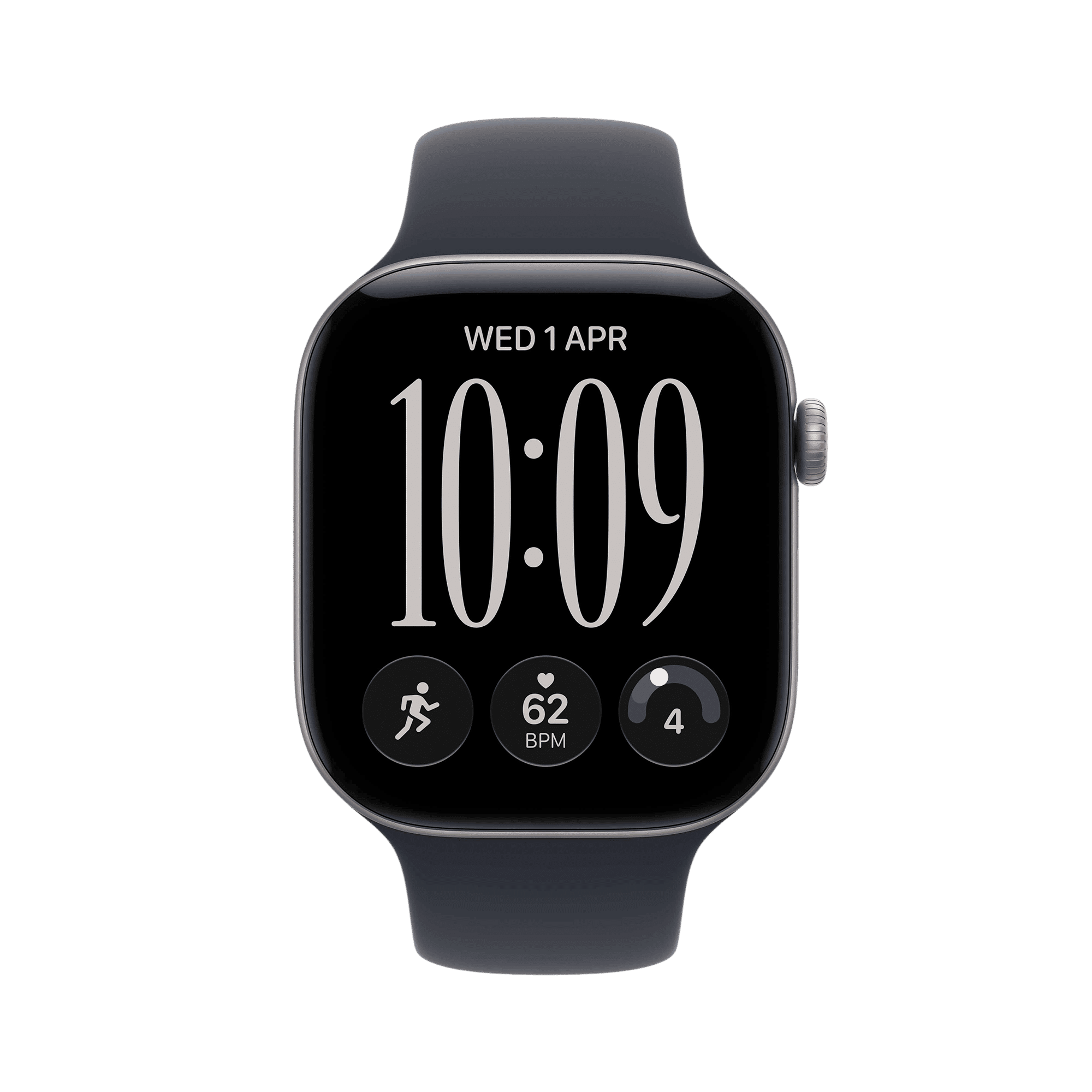 Apple Watch Series 12 GPS with Navy Blue Sport Band - M/L (46mm Retina LTPO3 OLED Display, Space Grey Aluminium Case) Apple Watch Series 12 GPS with Navy Blue Sport Band - M/L (46mm Retina LTPO3 OLED Display, Space Grey Aluminium Case)_2