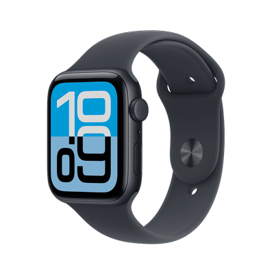 Apple Watch SE 3 GPS+Cellular with Navy Blue Sport Band - M/L (44mm Retina LTPO OLED Display, Midnight Aluminium Case)