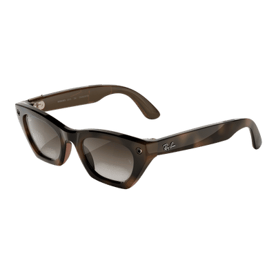 Ray-Ban Meta Zena (Gen 3) AI Glasses (12MP Camera, 9Hrs Playtime, Meta AI, Open Ear Speaker, Real-time Translation, 3K Ultra HD Video Recording, Brown Lenses, Medium, Havana)