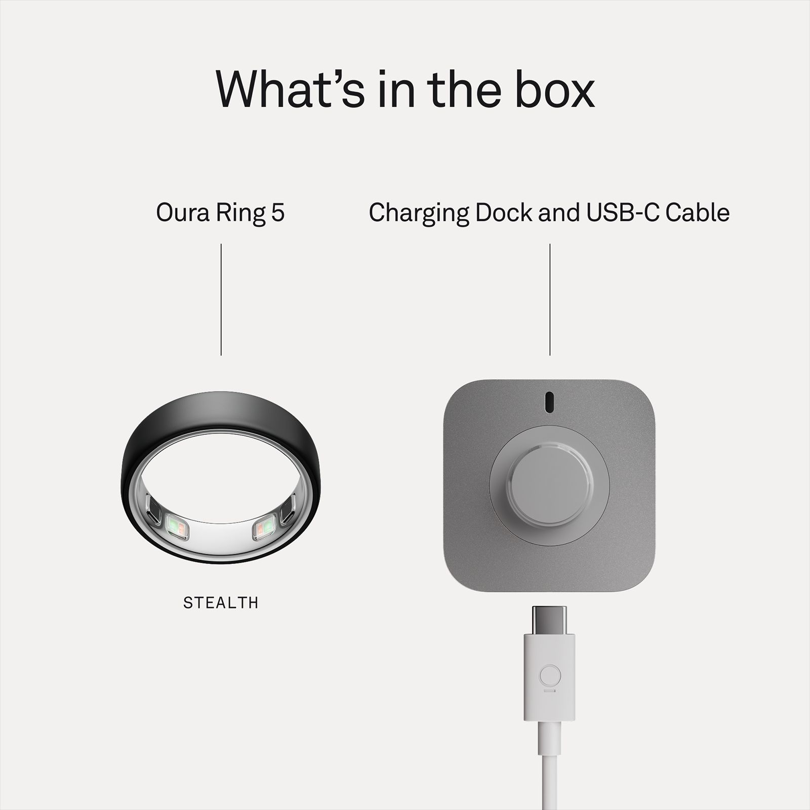 Oura Ring 5 Smart Ring with Health & Fitness Tracker (Size 8, Stealth) Oura Ring 5 Smart Ring with Health & Fitness Tracker (Size 8, Stealth)_8
