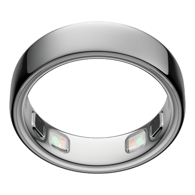 Oura Ring 5 Smart Ring with Health & Fitness Tracker (Size 8, Upto 100 Meter Waterproof, Silver)