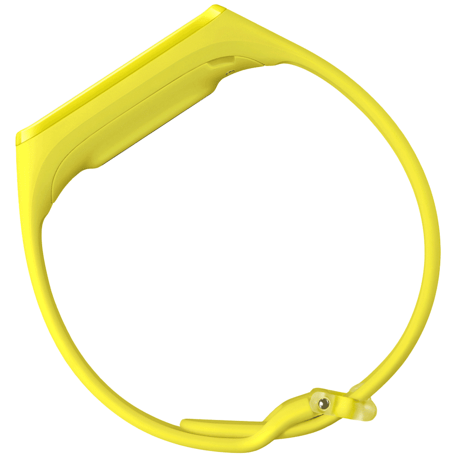 Samsung Galaxy Fit e Fitness Tracker (18.7mm) (Heart Rate Sensor, SM-R375NZYAINU, Black/Yellow, Rubber Band)_3