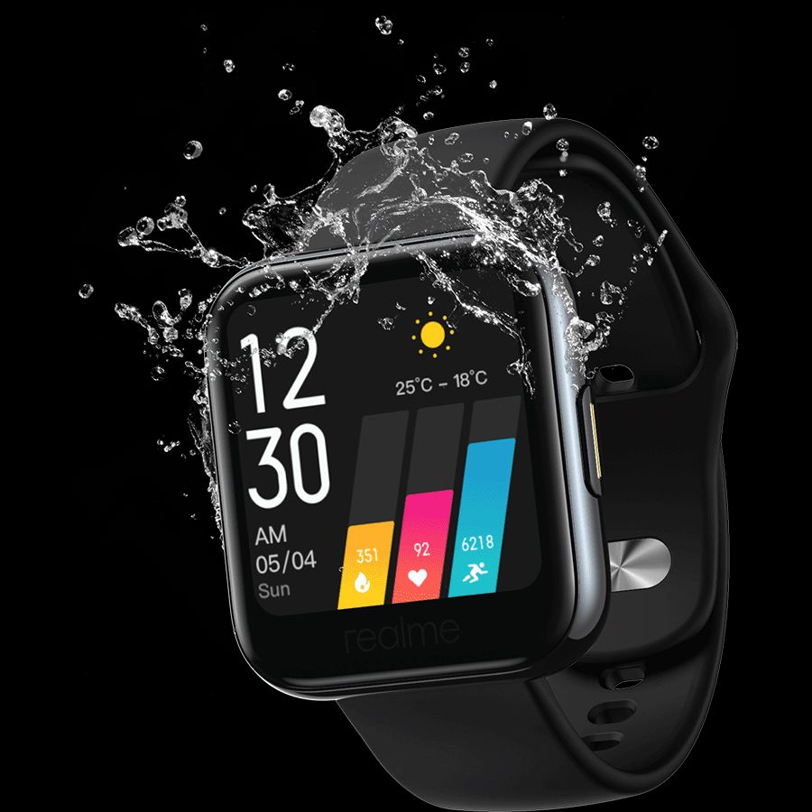 realme Smartwatch (35mm) (Heart Rate Monitoring, RMA161, Black, Silicone Band)_8