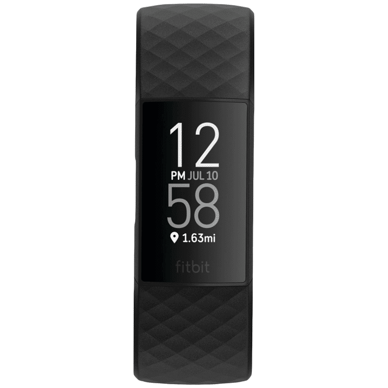 fitbit Charge 4 Fitness Tracker with Personalised Clock Face (1.5 Inch Intuitive Touchscreen PMOLED Display, Water Resistant, Black Strap) fitbit Charge 4 Fitness Tracker with Personalised Clock Face (1.5 Inch Intuitive Touchscreen PMOLED Display, Water Resistant, Black Strap)_1