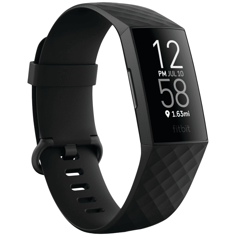 fitbit Charge 4 Fitness Tracker with Personalised Clock Face (1.5 Inch Intuitive Touchscreen PMOLED Display, Water Resistant, Black Strap) fitbit Charge 4 Fitness Tracker with Personalised Clock Face (1.5 Inch Intuitive Touchscreen PMOLED Display, Water Resistant, Black Strap)_2