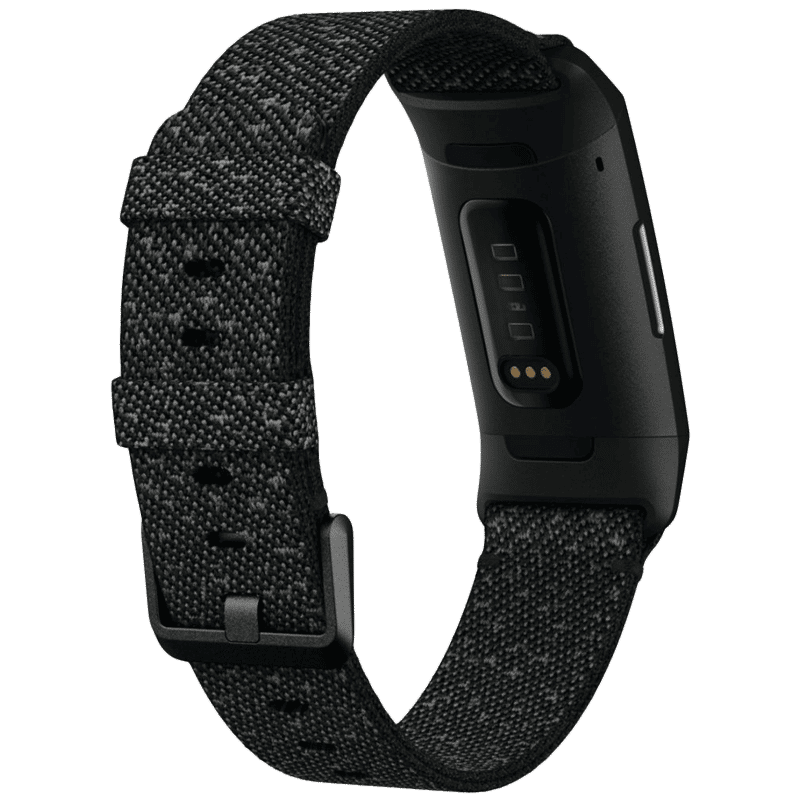 fitbit Charge 4 Fitness Tracker (Backlit Grayscale OLED Touchscreen, FB417BKGY, Black/Granite, Reflective Woven Band) fitbit Charge 4 Fitness Tracker (Backlit Grayscale OLED Touchscreen, FB417BKGY, Black/Granite, Reflective Woven Band)_3