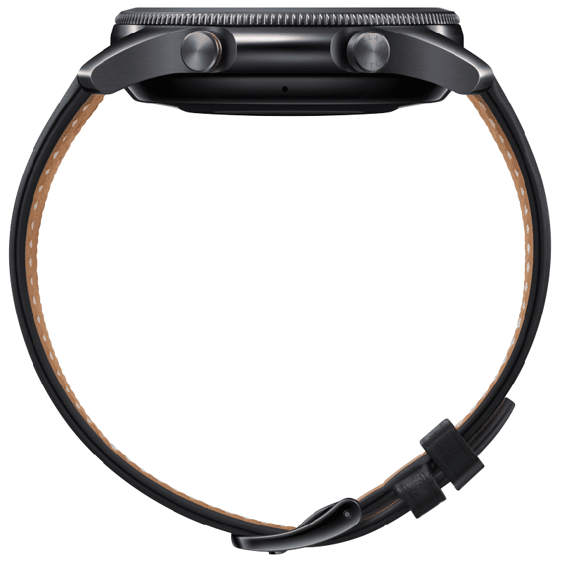 SAMSUNG Galaxy Watch3 GPS+Wi-Fi+4G SIM+Bluetooth Tizen OS Smartwatch (45mm Super AMOLED Display, Water Resistant, Black Strap)_6