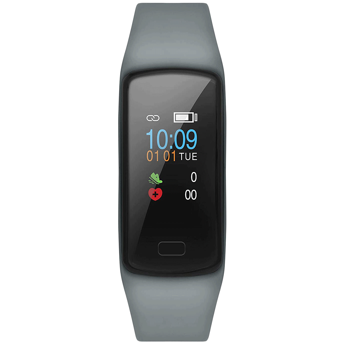 Timex Helix Gusto 2 Smart Band (Heart Rate Monitor, TW0HXB203T, Black/Multicolor, Tang Buckle)_1