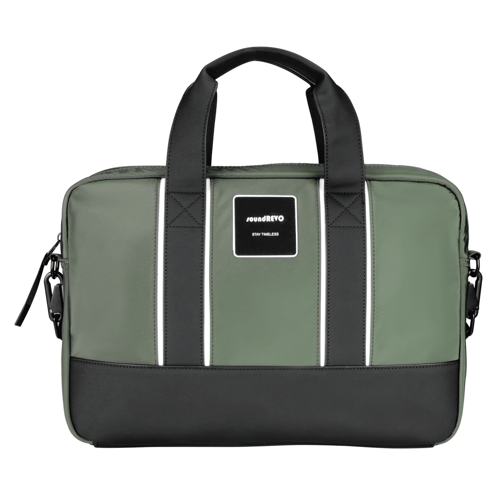 soundREVO Polyester, PU Fabric Laptop Business Messenger Bag for 14 Inch Laptop (6.91 L, Water Resistant, Green) soundREVO Polyester, PU Fabric Laptop Business Messenger Bag for 14 Inch Laptop (6.91 L, Water Resistant, Green)_7