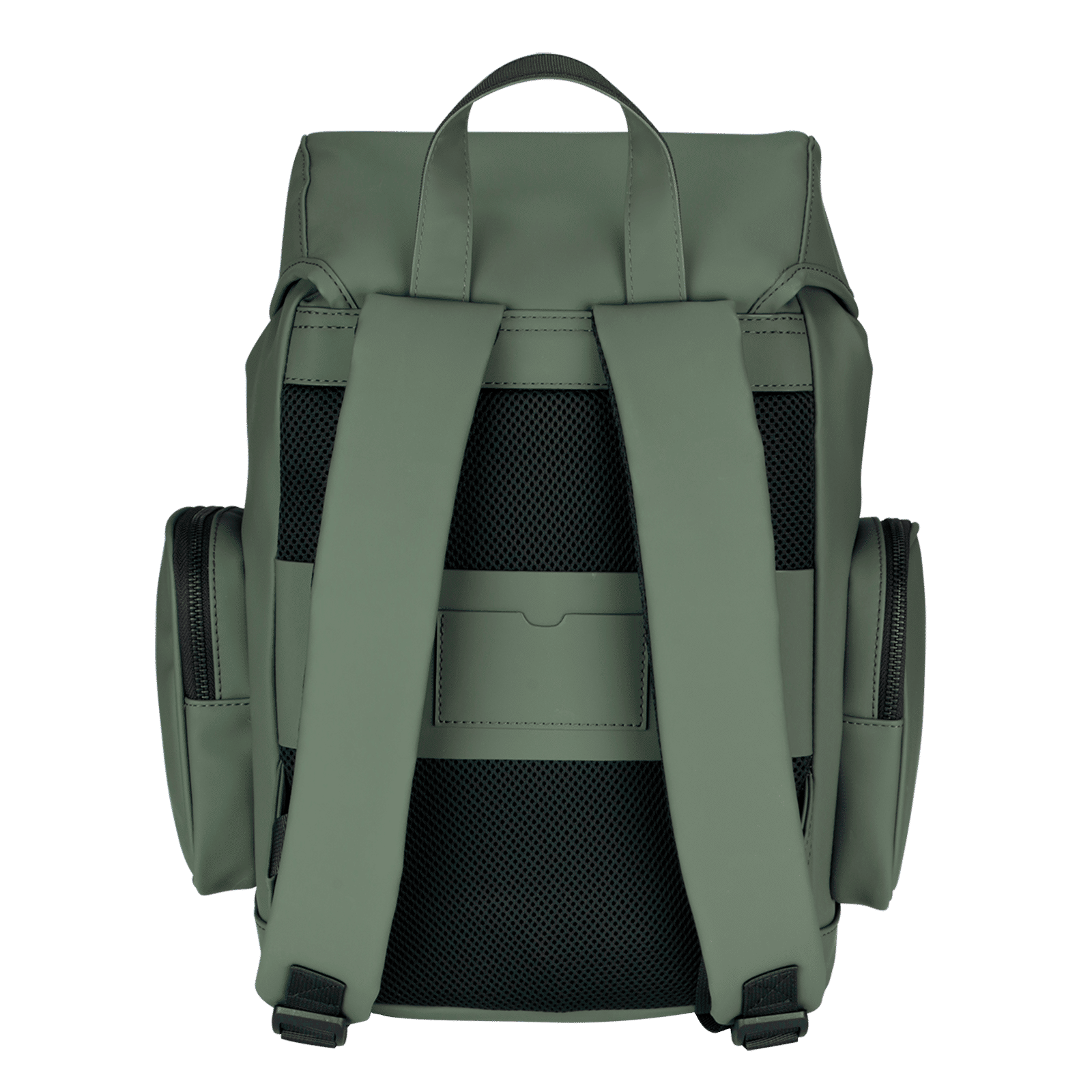 soundREVO Hannover PU Fabric Laptop Backpack for 14 Inch Laptop (10.29 L, Water Resistant, Green)_6