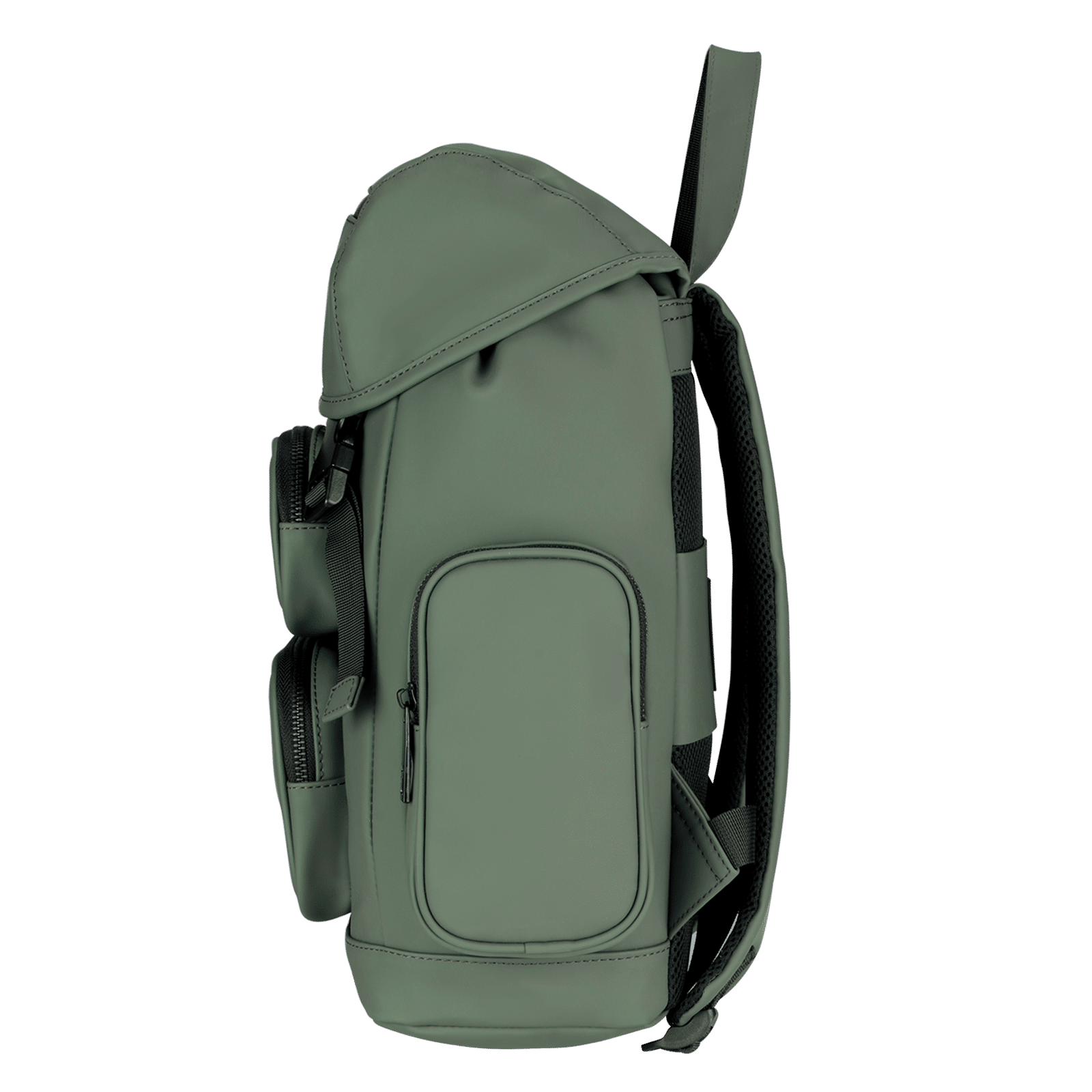 soundREVO Hannover PU Fabric Laptop Backpack for 14 Inch Laptop (10.29 L, Water Resistant, Green)_7