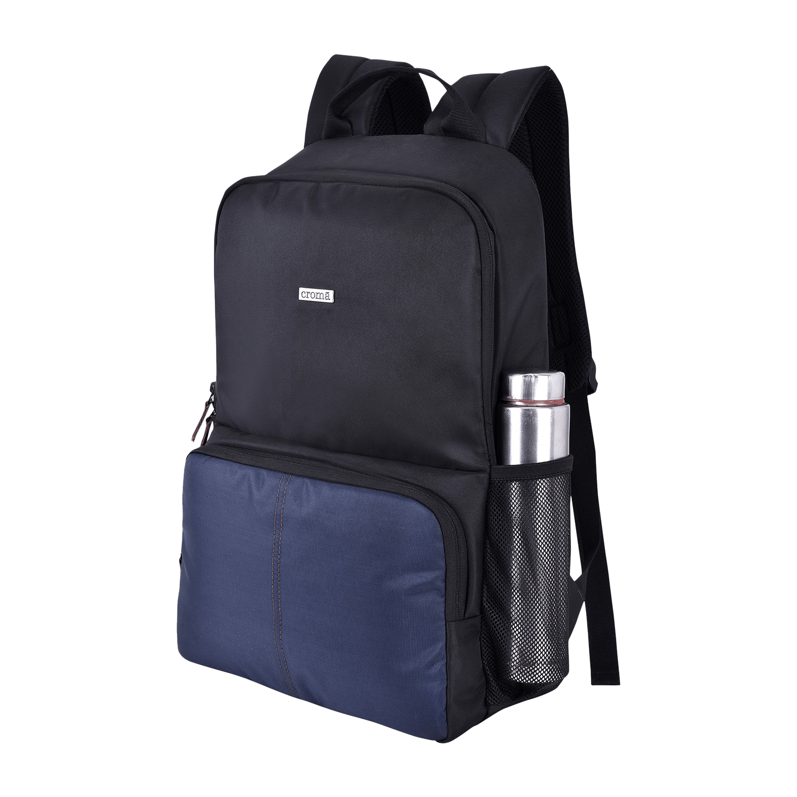 Croma Polyester Backpack for 15.6 Inch Laptop (Water Resistant, Black) Croma Polyester Backpack for 15.6 Inch Laptop (Water Resistant, Black)_11
