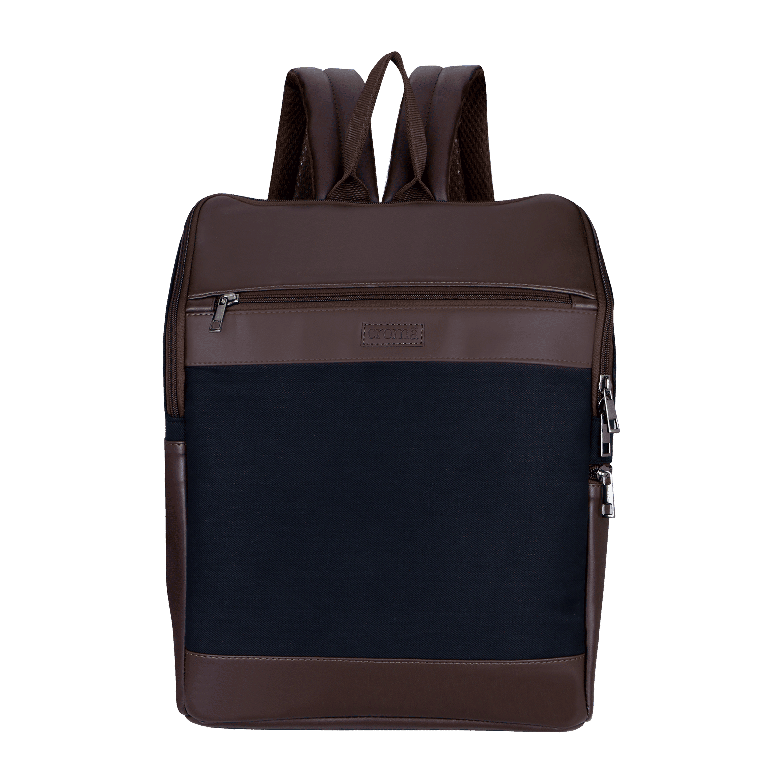 Croma Twill Canvas & PU Laptop Bag for 15 Inch Laptop (Adjustable Shoulder Straps, Brown) Croma Twill Canvas & PU Laptop Bag for 15 Inch Laptop (Adjustable Shoulder Straps, Brown)_6
