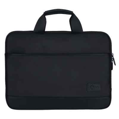 Sunmi Polyester & Canvas Laptop Messenger Bag for 15.6 Inch Laptop (1.6 L, Laptop Compartment with Padded Protection, Black)